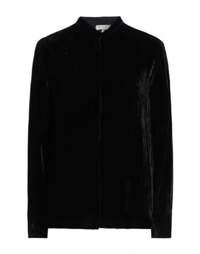 Antonelli Woman Shirt Midnight Blue Size 16 Viscose, Silk