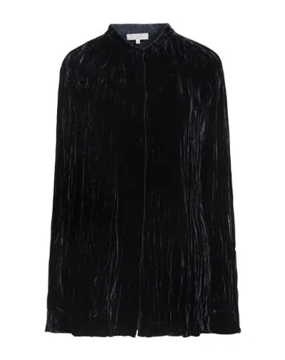 ANTONELLI ANTONELLI WOMAN SHIRT MIDNIGHT BLUE SIZE 16 VISCOSE, SILK