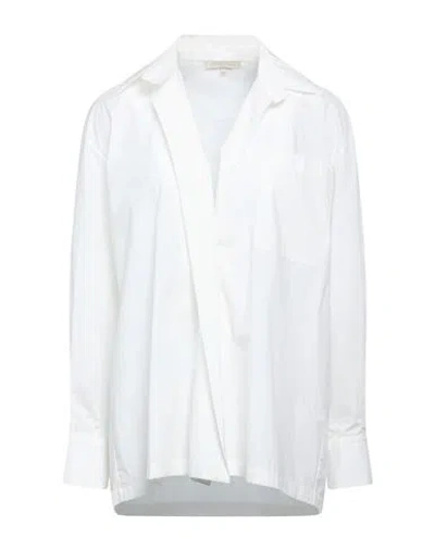 Antonelli Woman Shirt Off White Size 6 Cotton