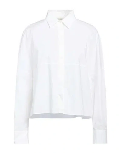 Antonelli Woman Shirt Off White Size 6 Cotton