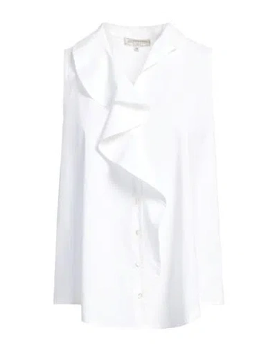 Antonelli Woman Shirt White Size 8 Cotton