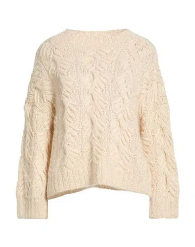 Antonelli Woman Sweater Beige Size S Wool, Polyamide, Mohair Wool, Cashmere, Polyester In Neutral
