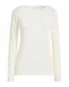 Antonelli Woman Sweater Cream Size 4 Modal, Polyamide, Elastane, Cashmere In White