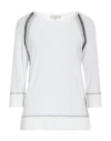 Antonelli Woman Sweater White Size S Cotton, Viscose, Metallic Polyester