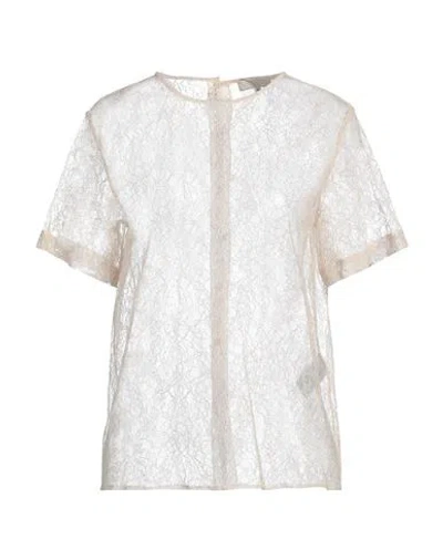 Antonelli Woman Top Beige Size 8 Polyamide, Cotton