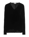 Antonelli Woman Top Black Size 10 Viscose, Silk
