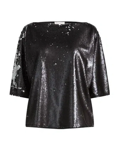 Antonelli Woman Top Black Size 12 Polyester