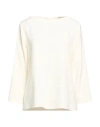 Antonelli Woman Top Off White Size 6 Polyester, Elastane In White