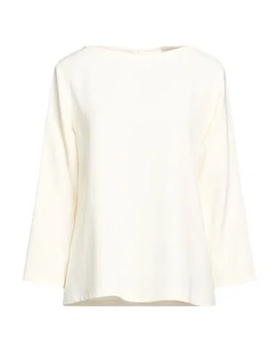 ANTONELLI ANTONELLI WOMAN TOP CREAM SIZE 8 POLYESTER, ELASTANE