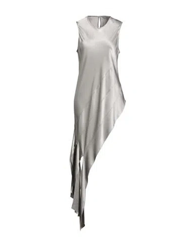 Antonelli Woman Top Grey Size 8 Acetate, Silk In Gray