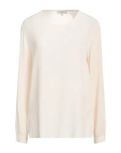 Antonelli Woman Top Ivory Size 8 Silk In White