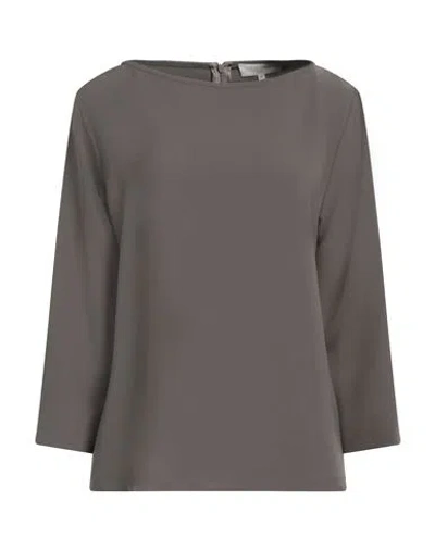 Antonelli Woman Top Khaki Size 8 Polyester, Elastane In Beige