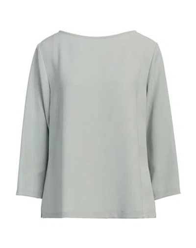 Antonelli Woman Top Light Green Size 8 Polyester, Elastane In Green