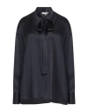 Antonelli Woman Top Navy Size 12 Acetate, Silk In Navy