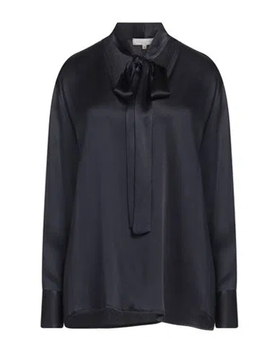 Antonelli Woman Top Navy Size 12 Acetate, Silk