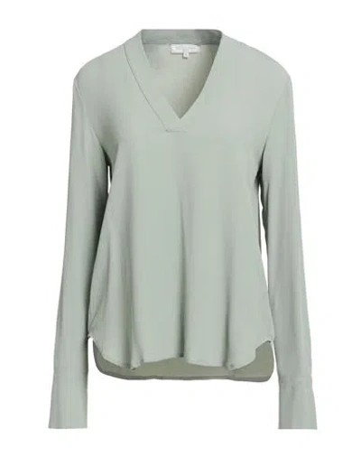 Antonelli Woman Top Sage Green Size 4 Silk, Acetate