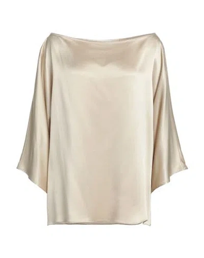 Antonelli Woman Top Sand Size 12 Acetate, Silk In Beige