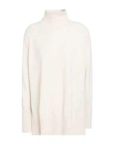 Antonelli Woman Turtleneck Beige Size S Virgin Wool, Silk, Cashmere