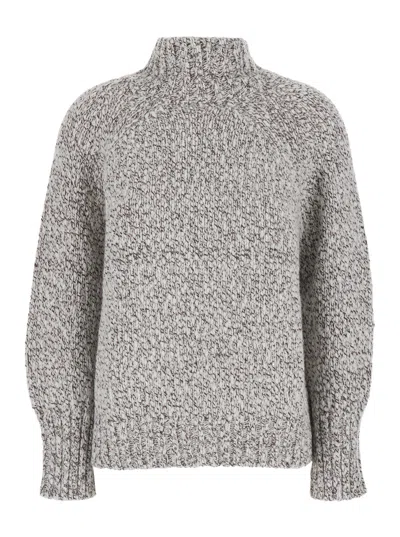 Antonelli Women's V-neck Long-sleeve Acrylic Sweater In Neutral