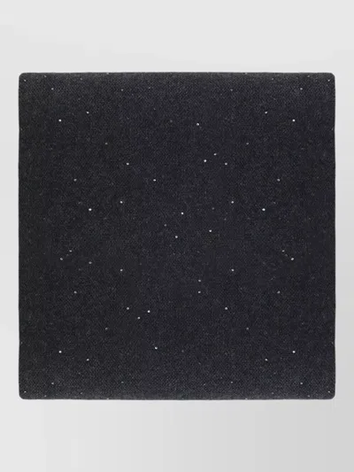 Antonelli Womens Wool Cashmere Scarf Sequin Pattern