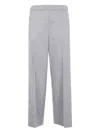 Antonelli Pleated Casual Pants In Gray