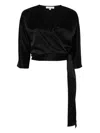 Antonelli Wrap Design T-shirt With Deep V-neckline