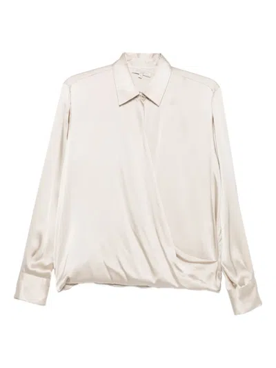 Antonelli Wrap Shirt In Neutral