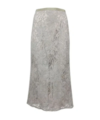 Antonelli Zipper Skirt In Gray