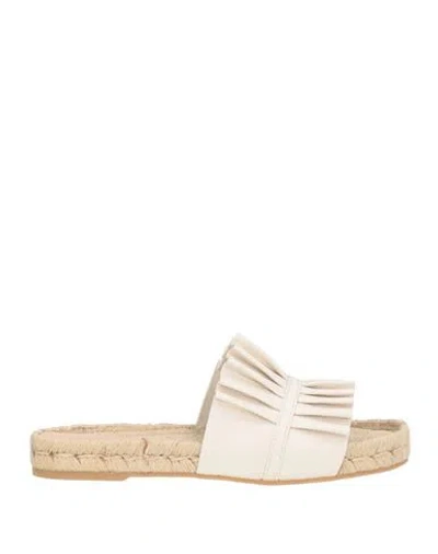 Antonia's Woman Espadrilles Slate Blue Size 8 Cowhide In Multi