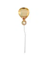 Pre-owned Antonini 18k Gemstone Pin (authentic Pre-loved) In Yellow