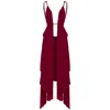 Antoninias Women's Clementine Beach Cover-up In Burgundy Red In Red