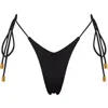 Antoninias Women's Molly Double Layered Seamless Bikini Bottoms In Black In Black