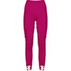 Antoninias Women's Pink / Purple Sistine Elegant Pants With Golden Ring Details In Pink In Pink/purple