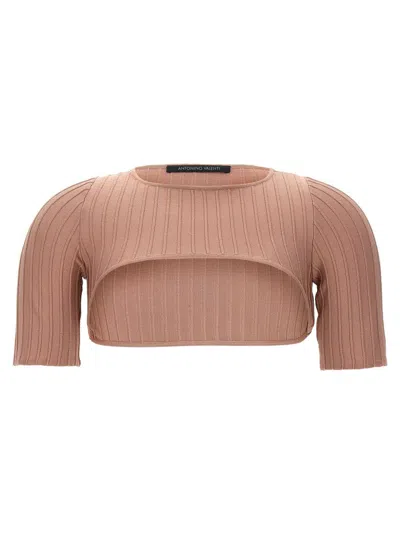 Antonino Valenti Alka Sweater, Cardigans Beige