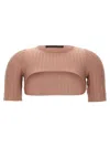 ANTONINO VALENTI ALKA SWEATER, CARDIGANS BEIGE