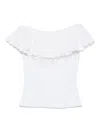 Antonino Valenti Bissau Top In White