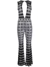 Antonino Valenti Delia Knitted Sleeveless Jumpsuit In Black