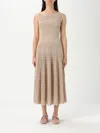 Antonino Valenti Dress  Woman Color Beige In Neutral