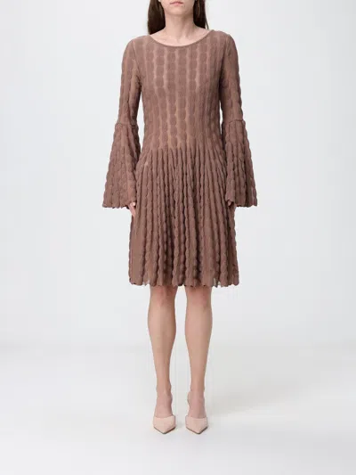 Antonino Valenti Dress Woman In Brown
