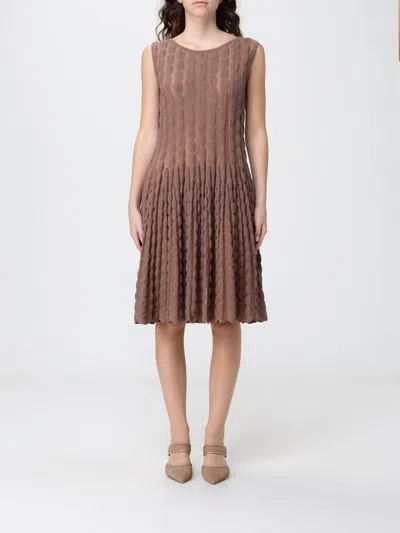 Antonino Valenti Dress Woman In Brown