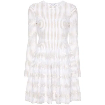 Antonino Valenti Dresses In Neutrals/white