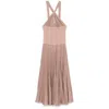 Antonino Valenti Faial Midi Dress In Beige