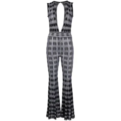 Antonino Valenti Delia Knitted Sleeveless Jumpsuit In Black