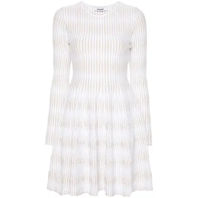 ANTONINO VALENTI DRESSES NEUTRAL, WHITE