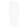 Antonino Valenti Eyelet Pleated Midi Dress In White