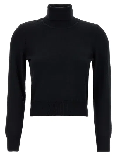 Antonino Valenti Black Enriette Turtleneck Sweater