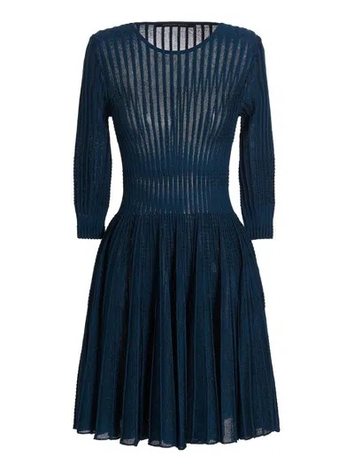 Antonino Valenti Eva Skater Dress In Blue