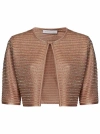 Antonino Valenti Linda Carrara Cropped Cardigan In Brown