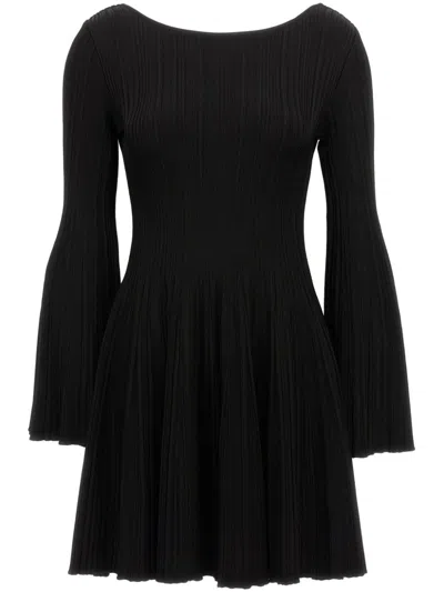 Antonino Valenti Long-sleeved Dress In Black