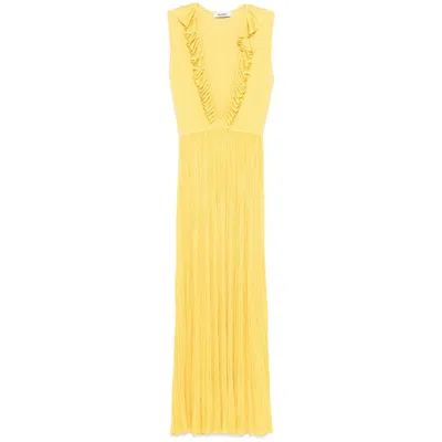 Antonino Valenti Sicilia Maxi Dress In Yellow